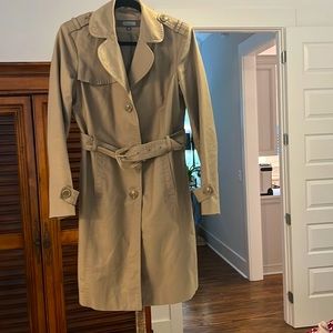 Dark Khaki Trench Coat- Kenneth Cole size M